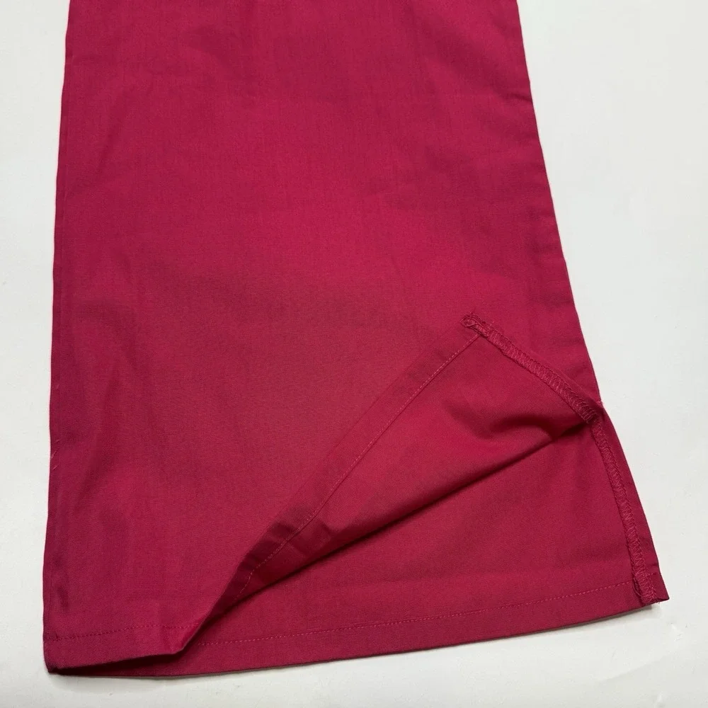 Cherokee Scrubs Pants Pink Womens 2XL Drawstring Raspberry‎ 4101 Modern Classic